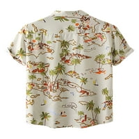 Paille muns majica majica s kratkim rukavima na majici niz vrhovi gljive otisnute surfanje ljetnih košulja