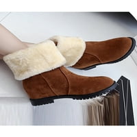 Daeful Dame Neklizajući snijeg čizma za šetnju prozračne srednje telefne čizme za žene zimske cipele