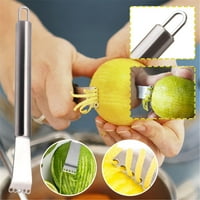 Suokom od nehrđajućeg čelika limunska rešetka sa visećim petljom kuhinjom i barovima Peeler alat