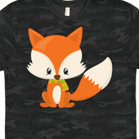 Inktastična slatka lisica, mala lisica, lisica za bebe, fo sa majicom sa šalom