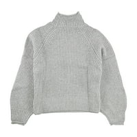 Američki orao Želi kolut od čvrstog pulover, sivo, srednje
