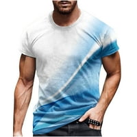 Giligiliso Muška majica Čišćenje muškaraca Ležerne prilike okrugli vrat 3D digitalni ispis Pulover Fitness