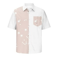 Awdenio vlage-wicking muške majice, muškarci Ležerne prilike Havajska košulja kratki rukav ima džepove