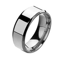 Nakit Moda Jednostavni ljubitelji ujedinjača nehrđajući čelik Zrcalica prstenje za prstenje nakitani