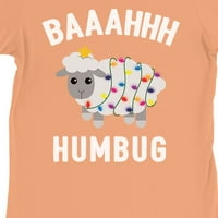 Baaahhh Humbug breskva ženska majica smiješni božićni poklon za odmor