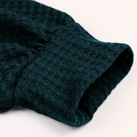 Pad džempera za žene moderne fit džemper kardigan za odmor posad vrata Cardigan džemper crni xl