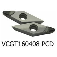 VCGT PCD polikristalni dijamantni sečivi za dijamantne oštrice koji se koriste za aluminijum