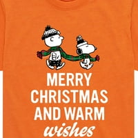 Kikiriki - Merry Xmas tople želje - grafička majica kratkih rukava za mališanu i mlade