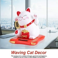 Lucky Lucky Welcome Cat Solarna Slatka mačka Swing ARM Početna Prikaz Dekoracija automobila Sreća mačka