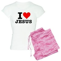Cafepress - I Heart Isus - Ženska svetlost pidžama