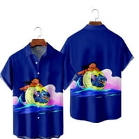Disney Lilo & Bowtch majica s kratkim rukavima djecu odrasli Havajska majica casuni majica majice božićne
