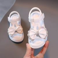TODDLER Sandale Open The Anklea haljina za gležnjače za vjenčane zabave Princeze Cipele Bijelo 2Y-2,5Y