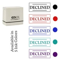 Printtoo je odbio samo tintu gumenu marku Predifted Office Stamp - Početna Poslovni pribor za uredu, Crveno