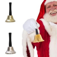 Ručno zvono metalni čaj zvona srebra i zlatna zvona za božićnu svadbenu ceremoniju
