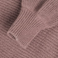 Ženski džemperi Čvrsti povremeni dugi rukav džemper od dugih rukava vrhovi