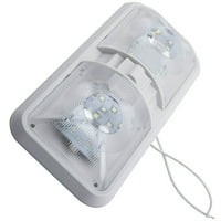 Led za slobodno vrijeme RV Interijer LED stropni svjetiljka Kamper Prikolica sa dvostrukom kupolom 12V