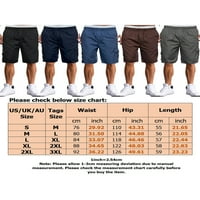 Bomotoo muški dno su čvrste boje kratke hlače visoke struk Ljetne kratke hlače Lounge Beachwear odjeća