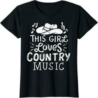 Thirts za žene Country Music Glazbeni majica Western Hat