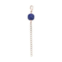 Trgovina LC Lapis Lazuli perle Sterling srebrna 14K ruža pozlaćena magnetska brava sa zatvorenim lancem