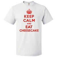 Budite mirni i jedite majicu Cheesecake Funny TEE poklon