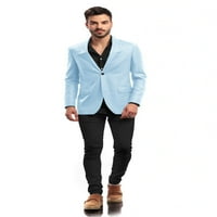 Elina moda Muška formalna blejstarska jakna Comfort Office odijelo jakne