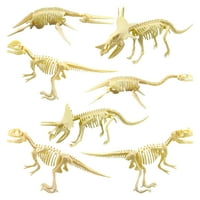 Kripyery set Dinosaur model kreativnog kolekcionarskog detaljnog arheološkog dinosaura skeletna igračka