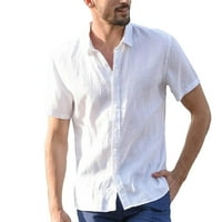 Muška majica s kratkim rukavima s kratkim rukavima, pamučne pamučne bagere za pranje majica Plus veličina