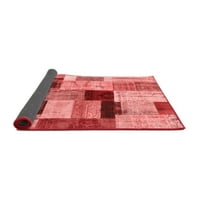 Ahgly Company u zatvoreni kvadratni patchwork Red Transicijske prostirke, 4 'kvadrat