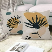 Bacite jastuk na poklopcu sažetaka tropskog lišća geometrija jastuk za jastuke za dnevnu sobu kauč na