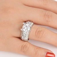 Prstenovi za tinejdžere Geometrija u obliku slova za dijamantni prsten za mirovanje dijamantni prsten