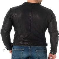 Skinoutfit Muška kožna jakna originalna lambkin motocikl bomber Biker Lagana odjeća Smeđa