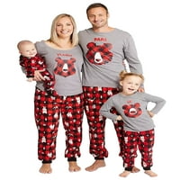 Gwiyeopda podudaranje porodičnih božićnih pidžama postavlja plaćeni medvjed pjs loungewear sakupljače
