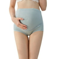 Giligiliso Clearence Materinske kratke hlače Ženske udobne prenatalne čvrste boje čipke velike veličine trbušne materinske gaćice High Waiste gaćice