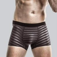 IOPQO donje rublje za muškarce Muške ljetne tanke prozirne svilene svilene bokseri prozračne muške struke