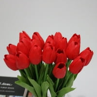 Tulip umjetni cvijet Real Touch Bridal Wedding Bouquet Home Decor, dekor za zabavu