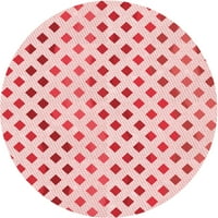 Ahgly Company u zatvorenom kvadratu uzorak valentine Crvene prostirke, 3 'kvadrat