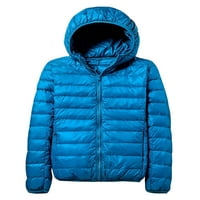 Abtel ženska odjeća džepna kaput lagana puffer jakna dame vodootporna radna jakne plavi xl