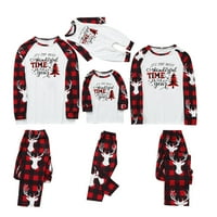 Božić pidžama Božić-dječja odjeća za djecu za djecu koja se tiskala porodica koja odgovara pidžami puze