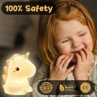 Emily Easy Rechargljiv i silikon izrađeni slatka LED rasadnička lampica za djecu, tinejdžeru i toddlerovu