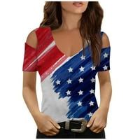 Ženska majica s kratkim rukavima Dan neovisnosti, majica bez karata, Ležerne prilike