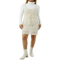 Fairycore čipka Frill mini haljina Kawaii Spaghetti remen A-line haljina Preppy V izrez