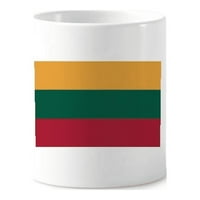 Litva Nacionalna zastava EU Country četkica četkica za zube Pen Šol CERC postolje olovke