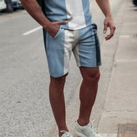 Muška ljetna casual fitness bodybuilding tiskani džepovi plaža kratke hlače Duksevi