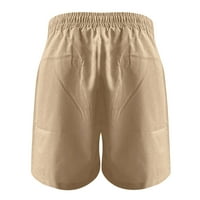 Smanjite Ryrjj ženske lagane kratke hlače Casual Baggy Trendy kratke hlače Ljetna elastična struka navodnice