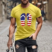 Giligiliso Clearence Dan majica za muškarce muški casual okrugli vrat 3D digitalni ispis Pulover fitness
