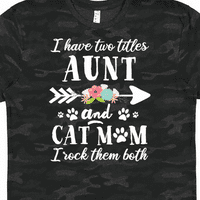 Inktastic Imam naslove tetke i mačke mama, ja ih ljuljam na majicu