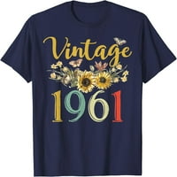 Drvo Vintage Sunflower 62. rođendan Izvrsno od majice