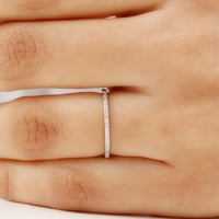 Ženski francuski ručni dijamantski prsten u zlatu, minimalni prirodni dijamantni prsten, originalni