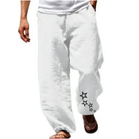 Duge pantalone za muškarce Teretne hlače Muške casual hlače Ljeto Ležerne prilike FASHIO 3D Ispis Elastični