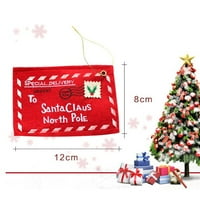 Božićna koverta Santa kartica Torba za božićne stable ukrase